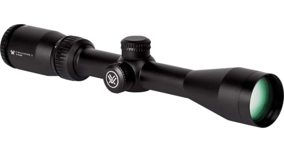Image of Vortex Crossfire II 3-9x40mm Rifle Scope, 1in Tube, Second Focal Plane, Black, Hard Anodized, Non-Illuminated V-Plex Reticle, MOA Adjustment, 12.2in, 14.8oz, CF2-31005
