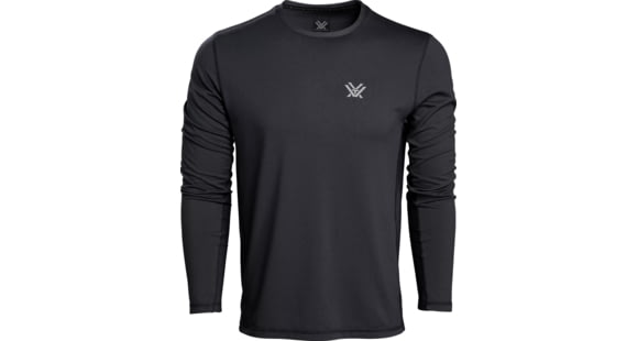 Image of Vortex Day Rucker Performance Long Sleeve Top - Men's, Medium, Black Heather, 220-24-BLHM