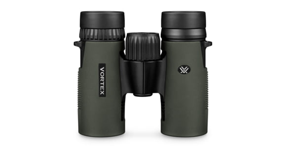Image of Vortex Diamondback HD 8x32mm Roof Prism Binoculars, ArmorTek, Green, Mid-Size, 4.4in, 15.9oz, DB-212