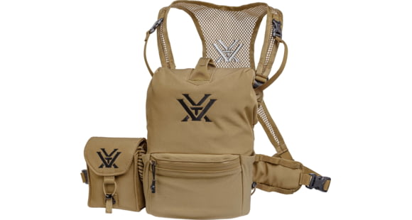 Image of Vortex GlassPak Pro Binocular Harness, Tan, Large, 9in, 17oz, P600-L
