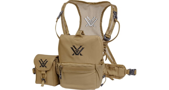 Image of Vortex GlassPak Pro Binocular Harness, Tan, Small, 7.3in, 14.2oz, P600-S