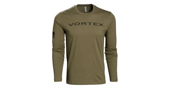 Image of Vortex Long Sleeve Shirt, Military Green, Extra Large, BRLS-XL