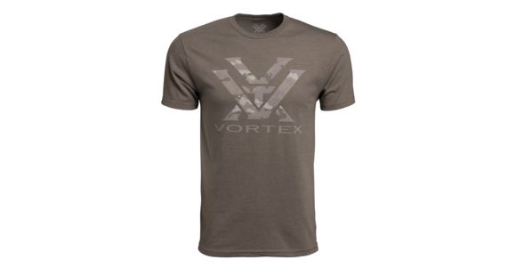 Image of Vortex Men's SS Camo Tee, Brown Heather, 2XL, 119043-BRH-2XL