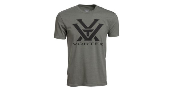 Image of Vortex Men's SS Logo Tee, Military Heather, S, 119044-MIH-S