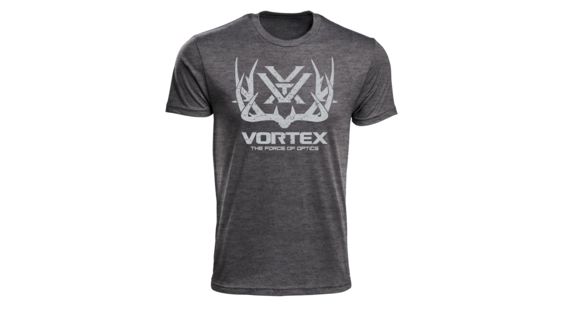 Image of Vortex Men's SS Mule Deer Tee, Graphite Heather, XL, 119042-GRH-XL