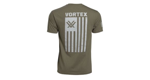 Image of Vortex Short Sleeve Patriot Tee Men's, 2XL, Olive Heather, 119045-OLH-2XL