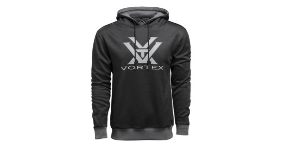 Image of Vortex Mens Performance Hoodie, Black Heather, S, 219040-BLH-S