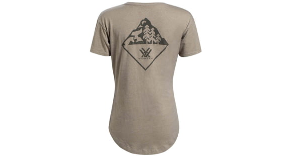 Image of Vortex MTN Diamond SS Tee - Women's, Extra Large, Oatmeal, 123-01-OATXL