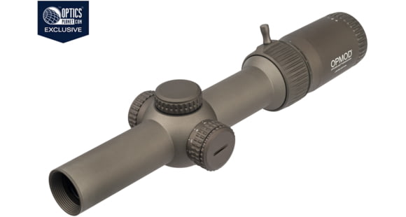 Image of Vortex OPMOD Strike Eagle Rifle Scope, 1-8x24mm, 30mm Tube, Second Focal Plane, AR-BDC3 Reticle, FDE, SE-1824-2-OP