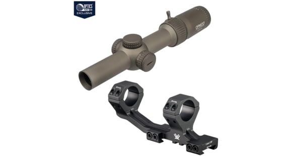 Image of Vortex OPMOD Strike Eagle Rifle Scope, 1-8x24mm &amp; Vortex Sport Cantilever Mount, 30mm, Black
