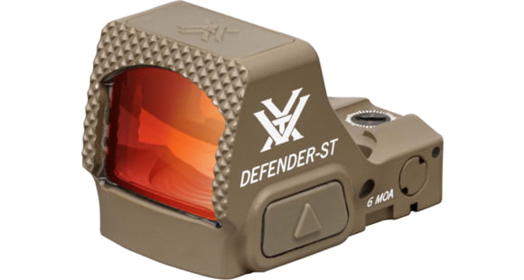 Image of DEMO, Vortex Optics OPMOD Defender-ST 1x Reflex Micro Red Dot, 6 MOA Dot, Tan, 843829145855