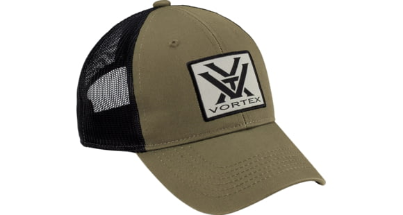 Image of Vortex Patch Logo Caps - Men's, Dark Khaki, OSFM, 220-34-OLV