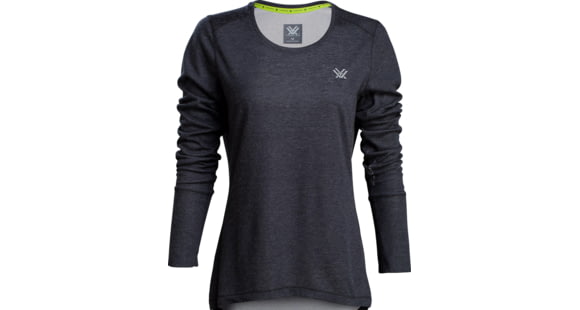 Image of Vortex Point To Point Long Sleeve Shirt - Women's, Medium, Black Heather, 220-27-BLHM