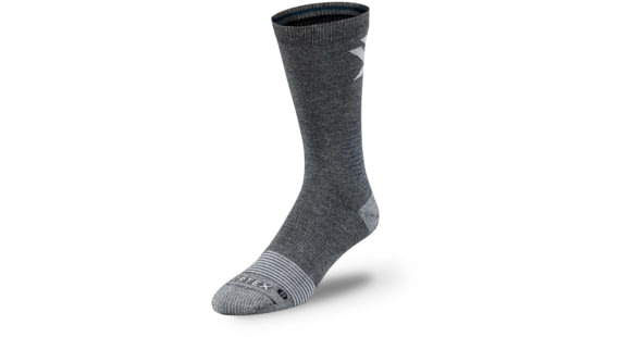 Image of Vortex Pursuit Trail Crew Active Sock - Men's, Charcoal/Dark Teal, XL, 122-46-CDTXL