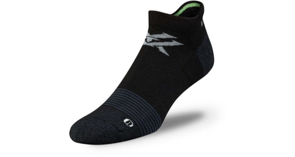 Image of Vortex Pursuit Trail No-Show Active Sock - Men's, Black/Toxic Green, L, 122-26-BTGL