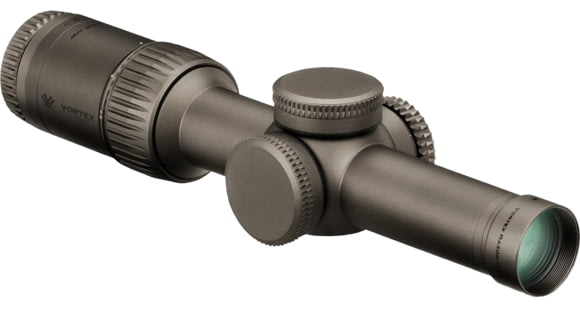 Image of Vortex Razor HD Gen II-E 1-6x24mm Rifle Scope, 30mm Tube, Second Focal Plane, Hard Anodized, Red JM-1 BDC Reticle, MOA Adjustment, Bronze, 10.1in, 21.5oz, RZR-16008