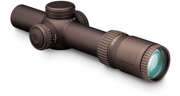 Image of DEMO, Vortex Razor HD Gen III 1-10x24mm Rifle Scope, 34mm Tube, First Focal Plane, Stealth Shadow, Hard Anodized, Red EBR-9 MRAD Reticle, Mil Rad Adjustment, Gray, RZR-11002