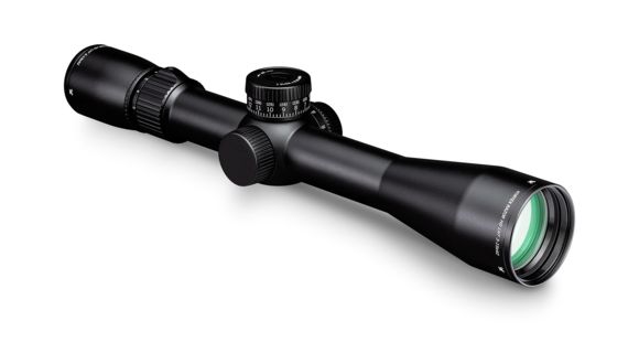 Image of Vortex Razor HD LHT 3-15x42mm Rifle Scope, 30mm Tube, Second Focal Plane, Black, Matte Anodized, Red HSR-5i MOA Reticle, MOA Adjustment, 13.4in, 19.1oz, RZR-31501