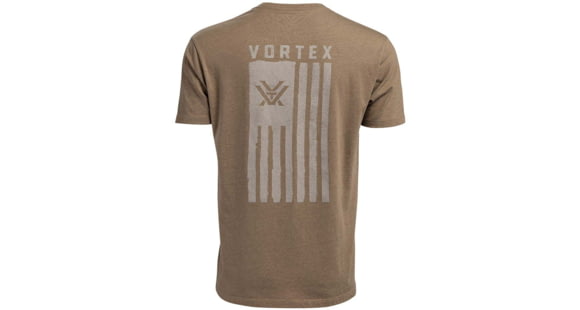 Image of Vortex Salute Short Sleeve T-Shirts - Men's, Coyote Heather, 3XL, 121-14-CHE3X