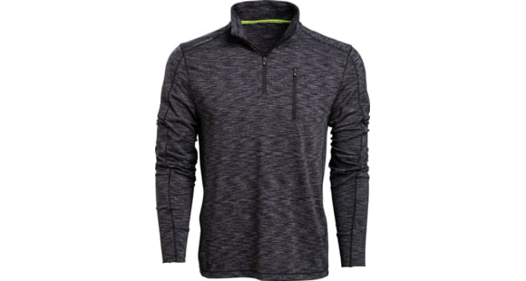Image of Vortex Scout-About Quarter Zip Pullover - Men's, Medium, Black Heather, 120-03-BLHM