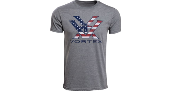 Image of Vortex Stars And Bars T-Shirt - Men's, 2XL, Ash Heather, 120-27-AAH2X