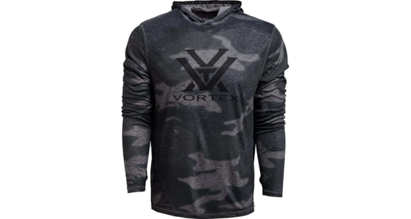 Image of Vortex Sun Slayer LS Hoodie - Men's, 3XL, Black Camo, 121-20-BCA3X