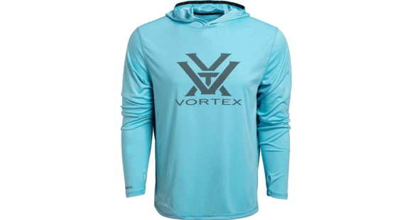 Image of Vortex Sun Slayer LS Hoodie - Men's, Medium, Flats Blue, 121-20-FBLM