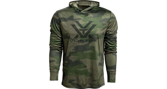 Image of Vortex Sun Slayer LS Hoodie - Men's, 2XL, Forest Camo, 121-20-FCA2X