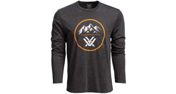 Image of Vortex Three Peaks LS T-Shirt - Men's, 2XL, Charcoal Heather, 222-01-CHH2X