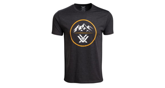 Image of Vortex Three Peaks Short Sleeve T-Shirts - Men's, Charcoal Heather, 3XL, 121-10-CHH3X
