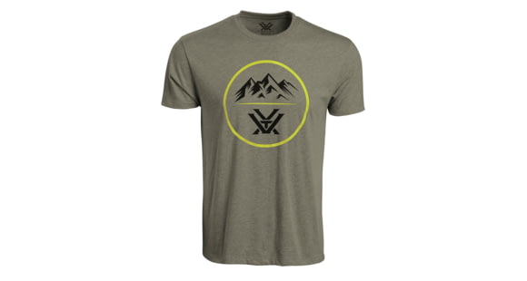 Image of Vortex Three Peaks Short Sleeve T-Shirts - Men's, Military Heather, 2XL, 121-10-MIH2X