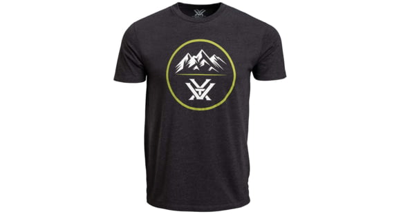 Image of Vortex Three Peaks Short Sleeve T-Shirts - Men's, Black, M, 121-10-BLKM