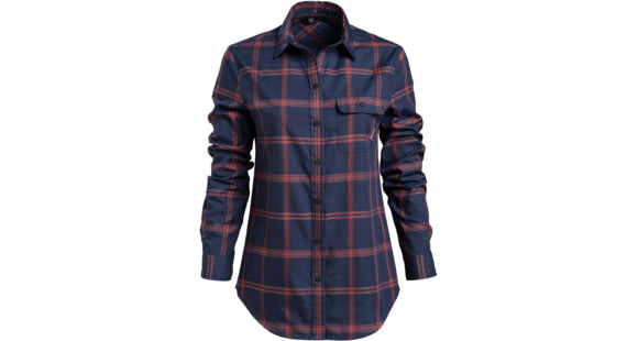Image of Vortex Trail Call Tech LS Flannel - Women's, Medium, Black Iris, 221-40-BLIM