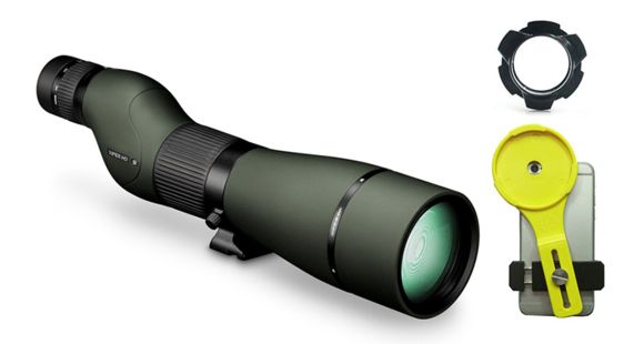 Image of Vortex Viper HD 20-60x85mm Straight Spotting Scope w/FREE Phone Skope Case and Spotting Scope Adapter