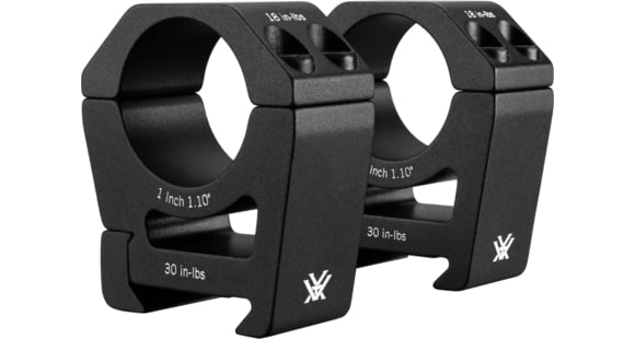 Image of Vortex Sport 1in Riflecope Rings, High - 1.1in, Set of 2, Black, SPT1-H