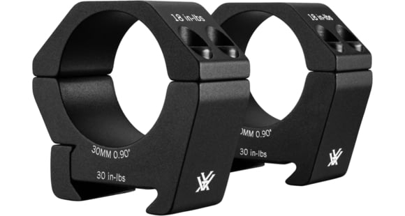 Image of Vortex Sport 30mm Riflecope Rings, Medium - 0.9in, Set of 2, Black, SPT30-M