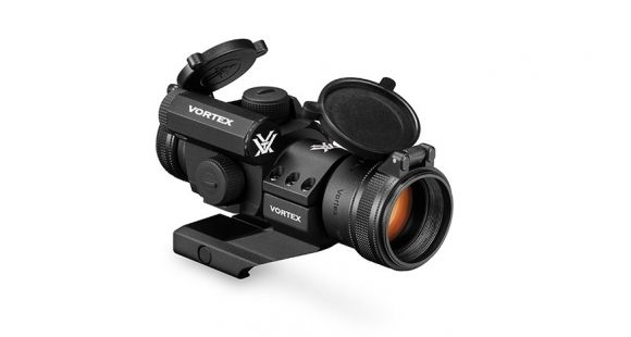 Image of Vortex OPMOD StrikeFire II Red Dot w/Cantilever AR-15 Mount 4MOA Red/Green Dot, Black SF-OP-B
