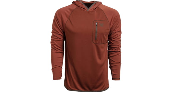 Image of Vortex Weekend Rucker Hooded Long Sleeve - Men's, Sequoia Heather, 2XL, 121-24-SEH2X