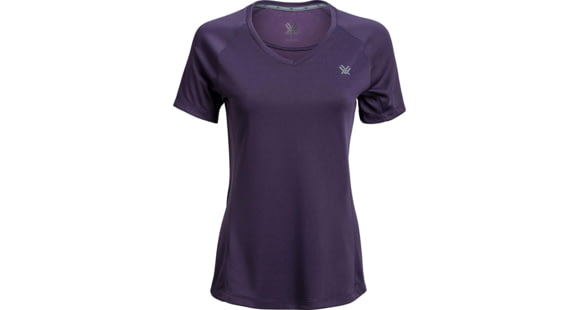 Image of Vortex Weekend Rucker Short Sleeve Tops - Women's, Purple, XL, 121-25-PRPXL