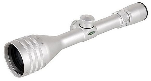 Image of Weaver 4-12X44 Adjustable Objective Dual-X Reticle Rifle Scope, Silver 849541