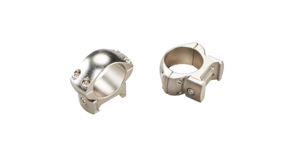 Image of Weaver Cross Lock Rifle Scope Rings, 1in, Medium, Silver 49321