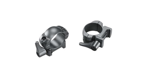 Image of USED, Weaver Lever-Lok Rifle Scope Rings, 1 in Tube, Medium, Matte, Black, 49325
