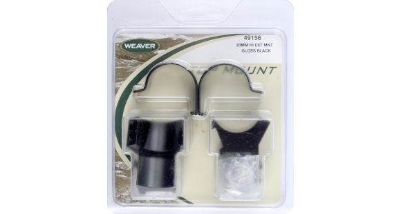 Image of Weaver Rings Detachable Top Mount Rings, 30mm, High Extended 49156