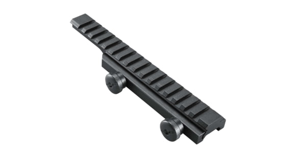 Image of Weaver Thumbnut Riser Rail, Black Matte 48372