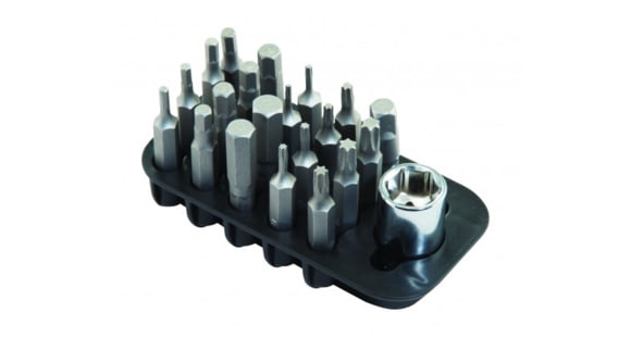 Image of Wheeler Engineering Fine Gunsmith Equipment 21-Piece Add On Screwdriver Bit Set, Steel, 954671