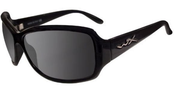 Image of Wiley X Ashley Polarized Smoke/Gloss Black