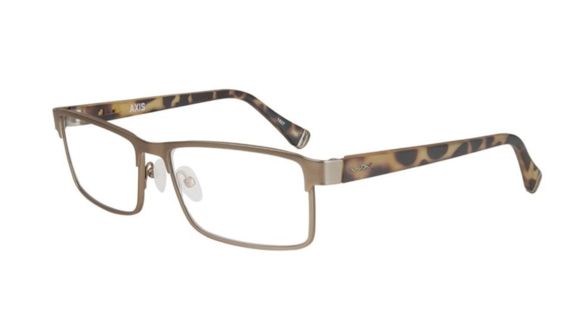 Image of Wiley X Axis Safety Glasses, Matte Brown/ Demi Frame, No Polarized Lens, WXAXI02