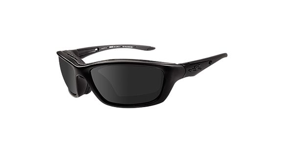 Image of Wiley X Brick Black OPS Sunglasses - Smoke Grey Lens / Matte Black Frame 854