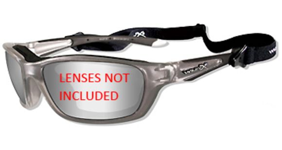 Image of Wiley X Brick Replacement Parts - Crystal Metallic Frame Only w/accessories, No Lens, 855F