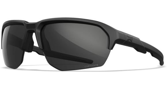 Image of Wiley X Changeable Series Jakl Captivate Non-Pol Sunglasses, Matte Black Frame, Grey Lens, CHJKL02